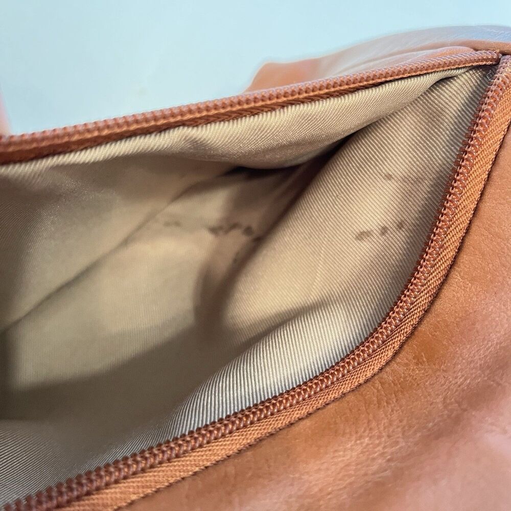 The Sak Rust Brown Melrose Crossbody Leather Bag Boho Western Hippie Career Work - Picture 10 of 12